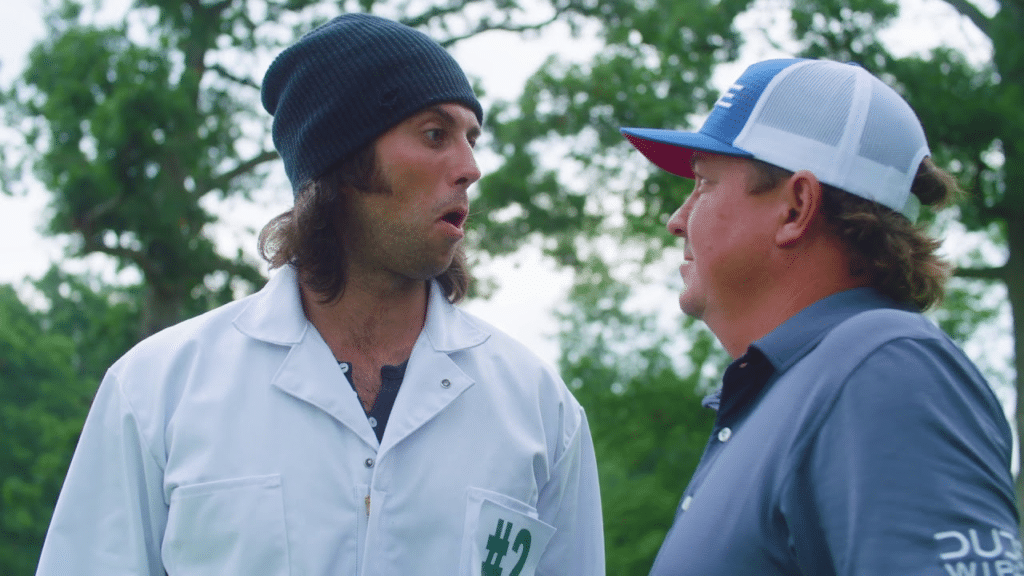 dude wipes masters golf advertising